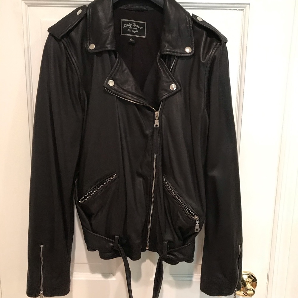 Lucky Brand Moto Bomber Jacket
